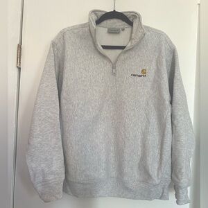 Carhartt WIP Half Zip American Script Sweatshirt
